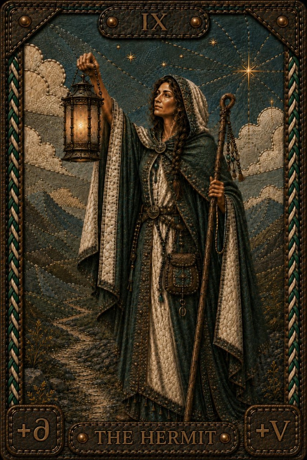 L’Ermite — carte de Tarot originale de Pavel Medvedev