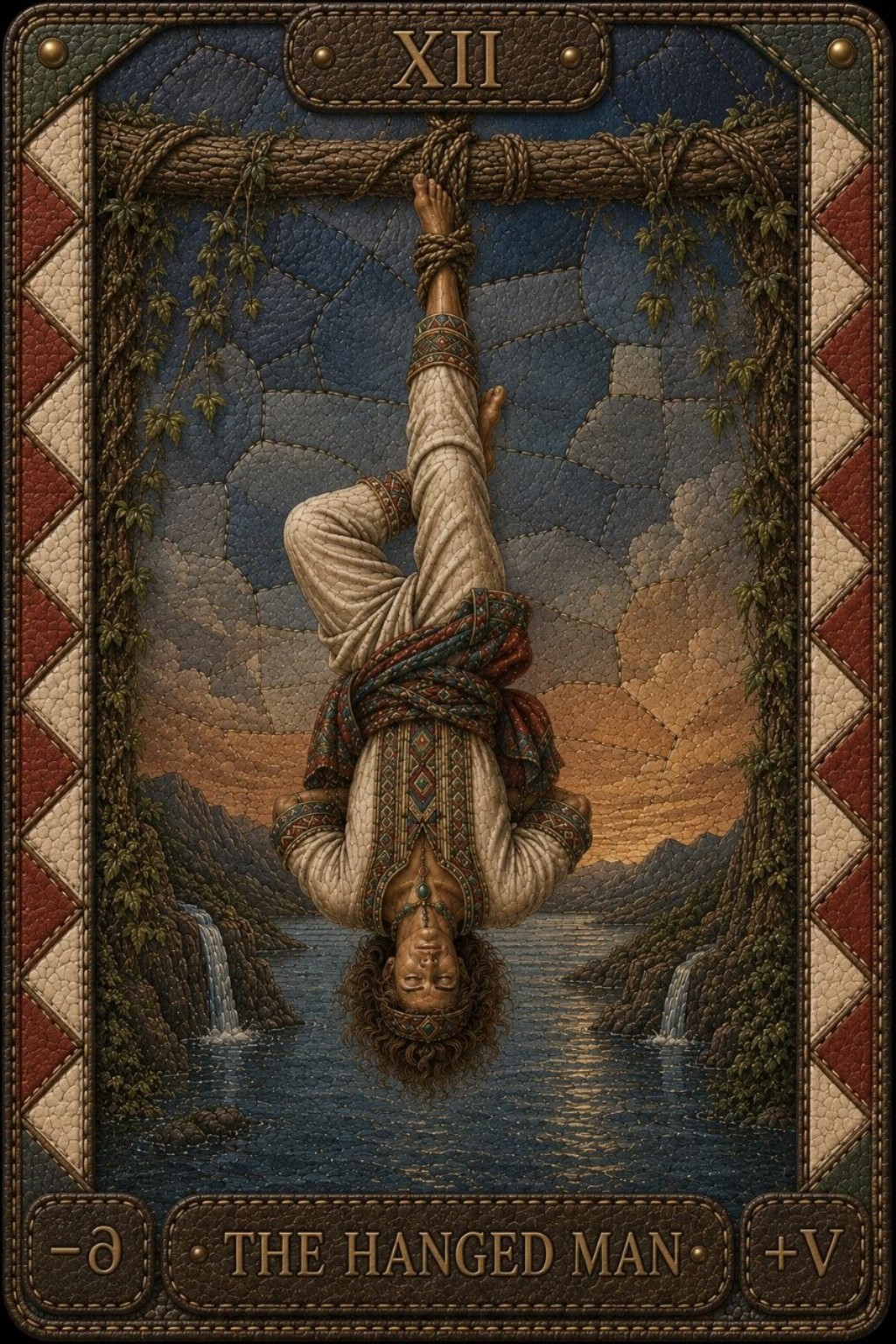 Le Pendu — carte de Tarot originale de Pavel Medvedev