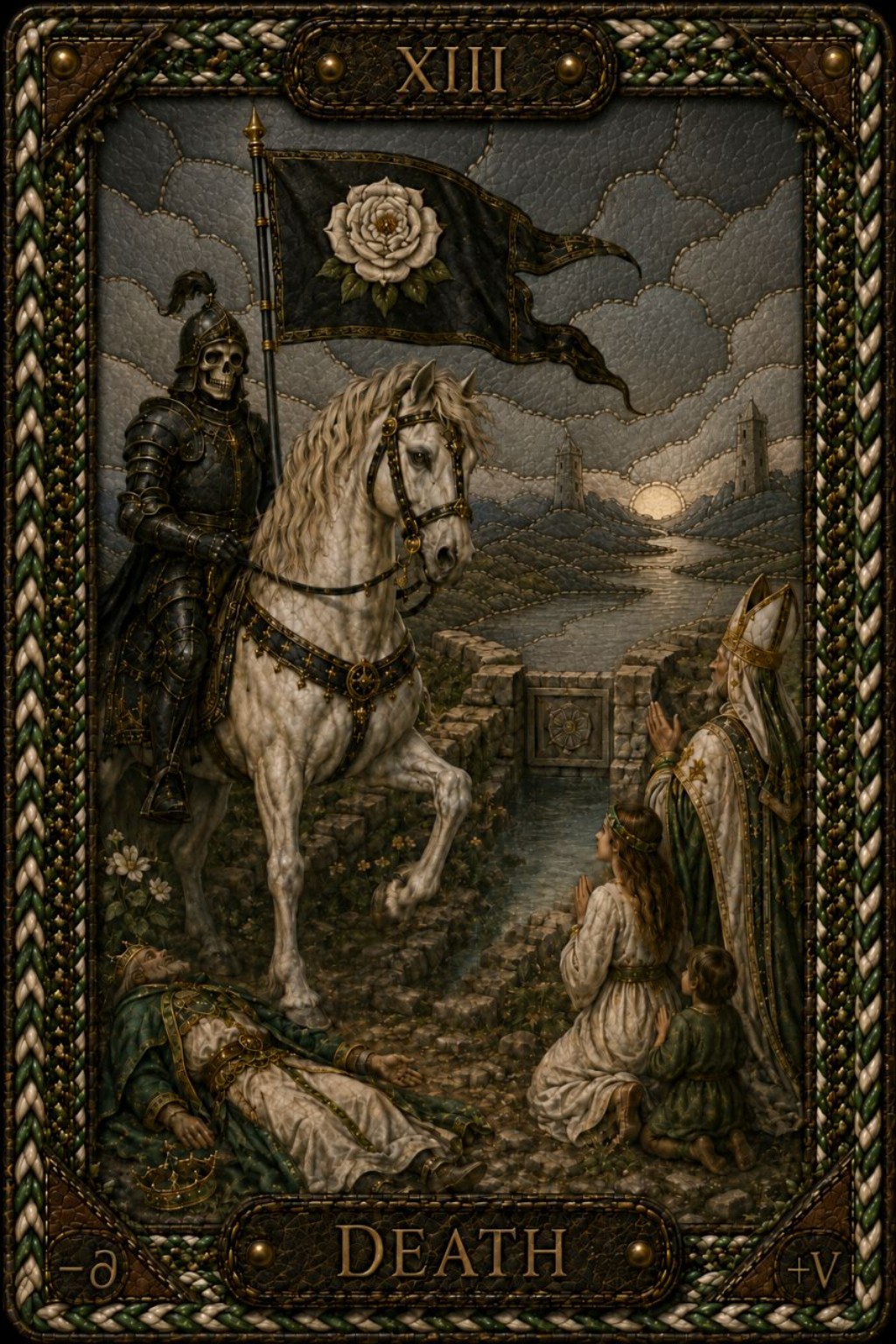 La Mort — carte de Tarot originale de Pavel Medvedev