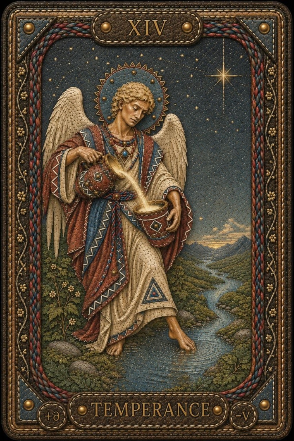 Tempérance — carte de Tarot originale de Pavel Medvedev