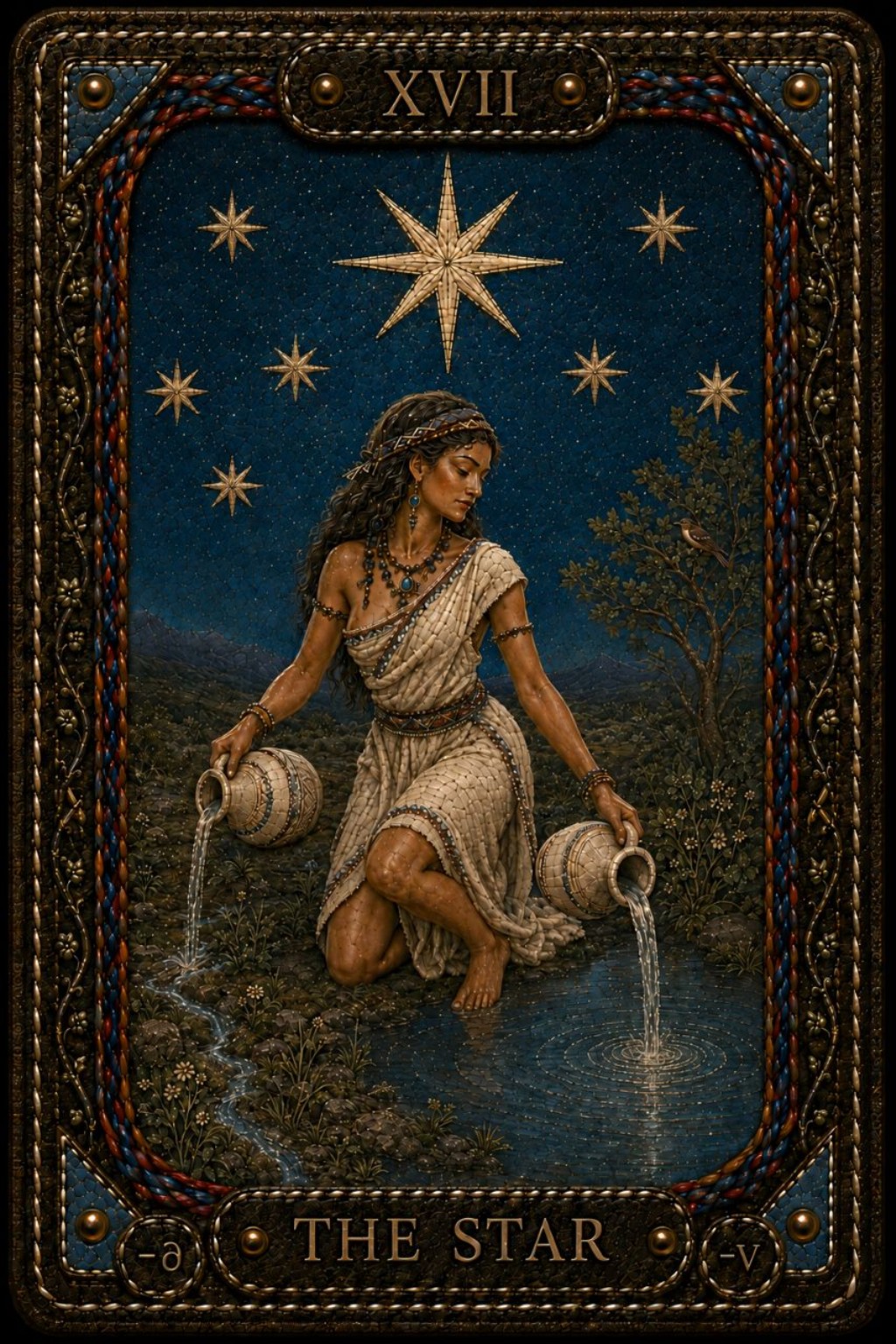 L’Étoile — carte de Tarot originale de Pavel Medvedev
